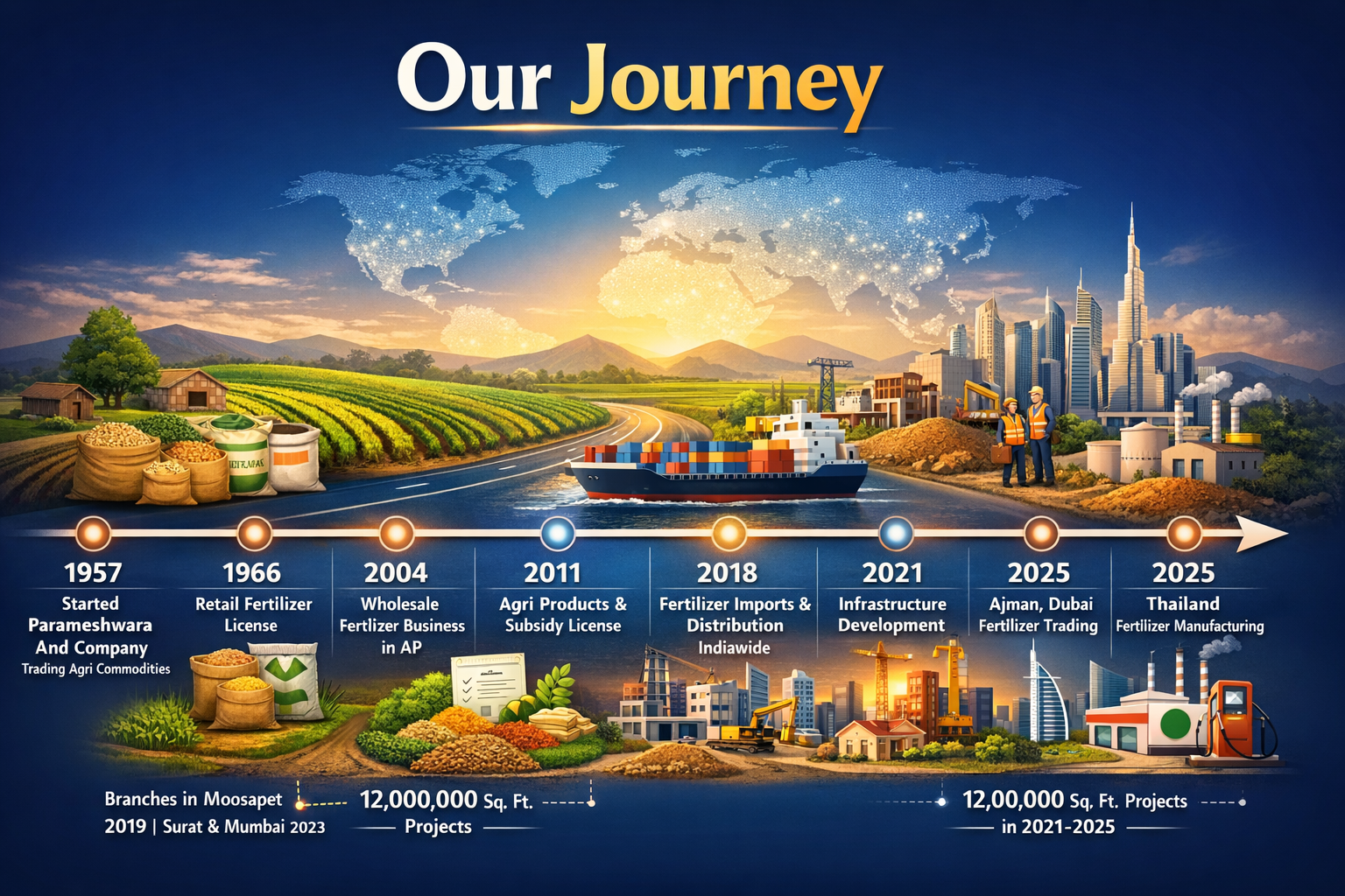 Parameshwara Group Journey Timeline